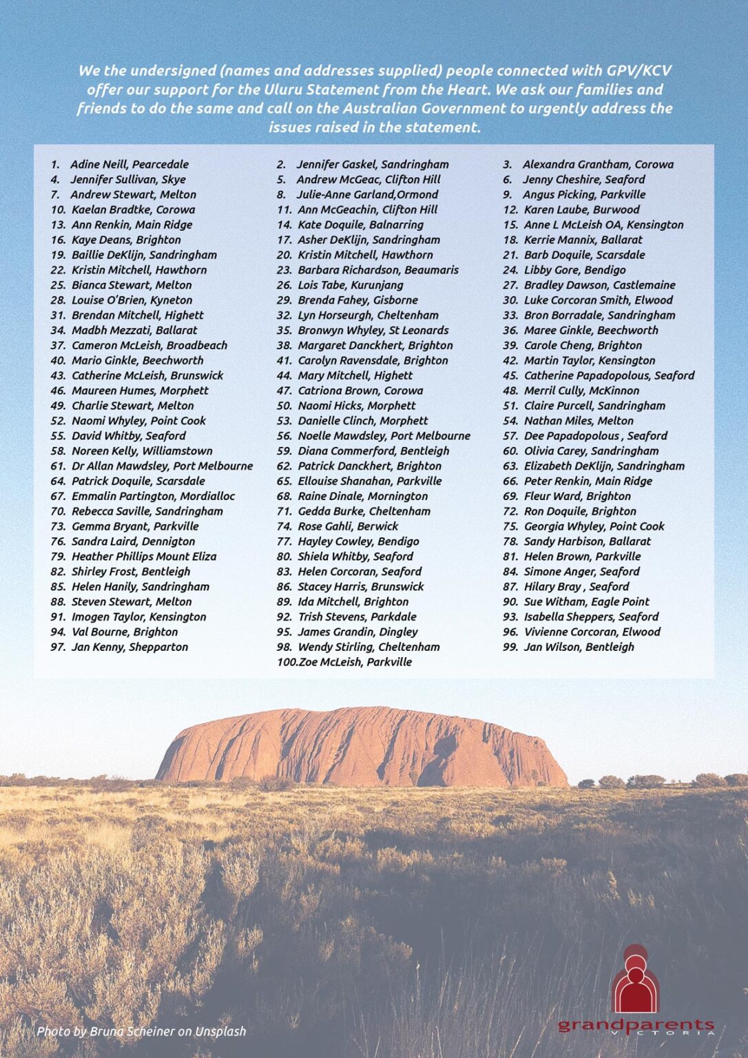 The Uluru Statement from the Heart - Grandparents Australia